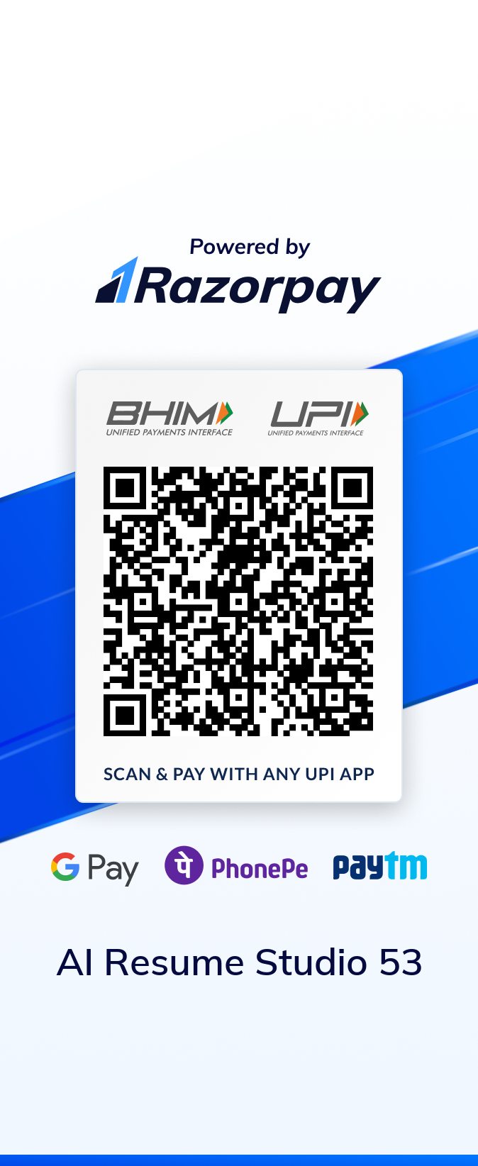 Support via UPI